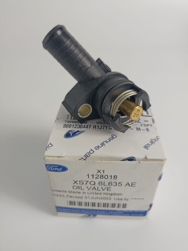 TERMOSTAT UKŁADU CHŁODZENIA OLEJU MONDEO GE 2000-2007 SILNIKI 2.2 TDCI / 2.0 TDDI/TDCI XS7Q-6L635-AE 1128018