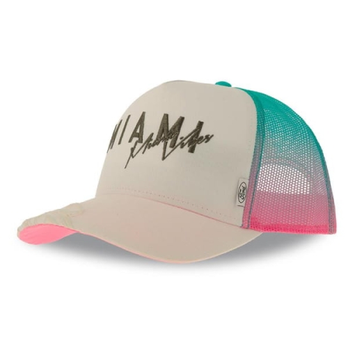 CZAPKA Z DASZKIEM I SIATKĄ FORD MUSTANG MIAMI VIBES BASEBALL CAP RAINBOW 35030659