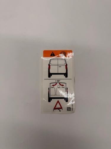 NALEPKA INFORMACYJNA TRANSIT/TOURNEO CUSTOM S741-V201A26-AA 2724839